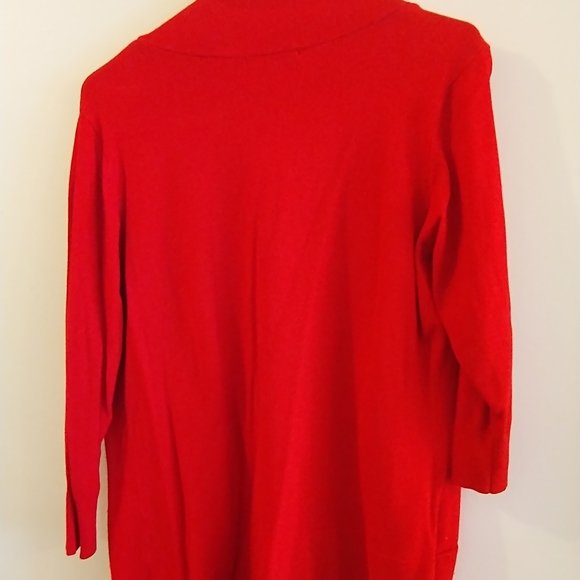 LAST CHANCE: Red Shrug Sweater - Picture 4 of 6